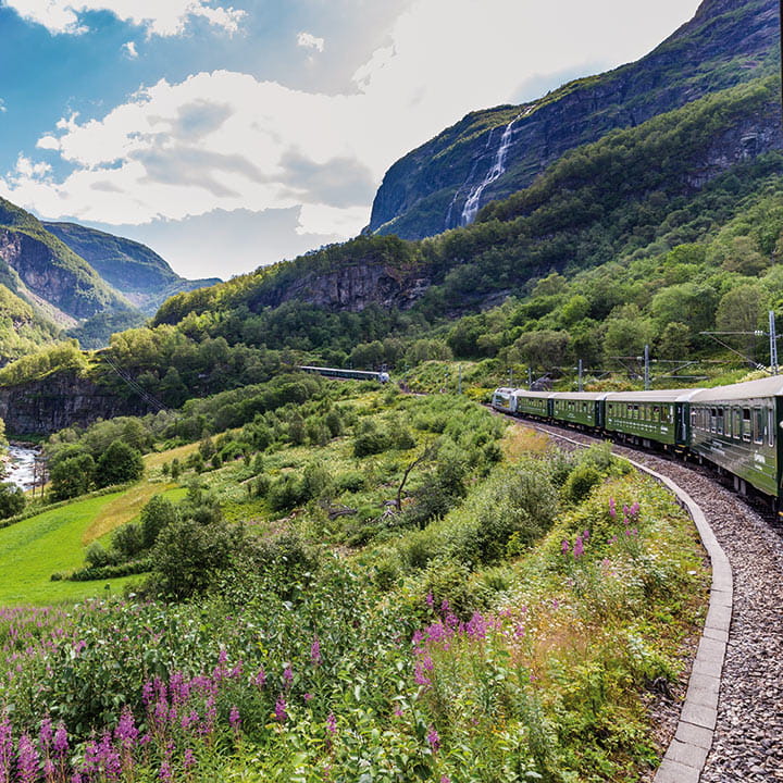 Flåm’s scenic railway Flåm’s scenic railway
